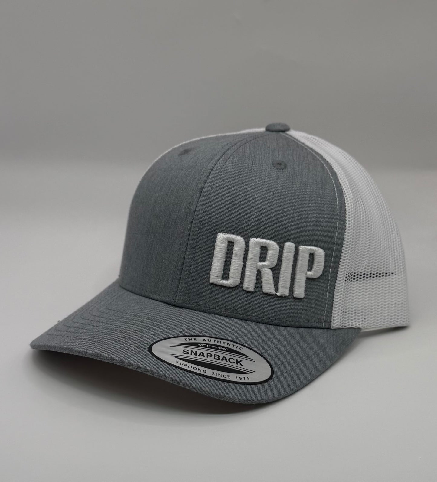 Drip Golf Trucker Hat--Grey