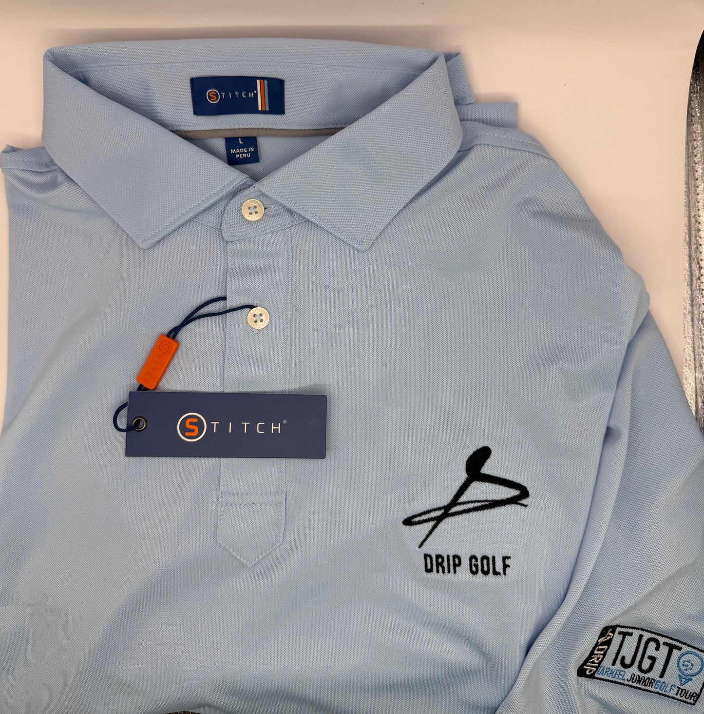 STITCH - Drip Golf-TJGT Golf Shirt.