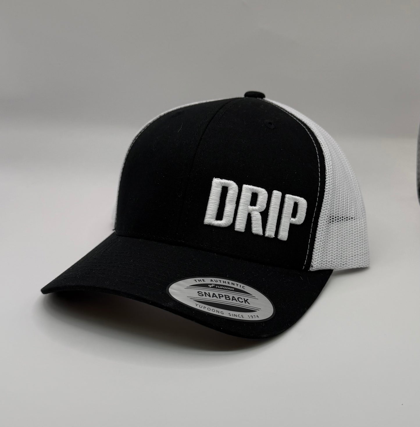 Drip Golf Trucker Hat--Black