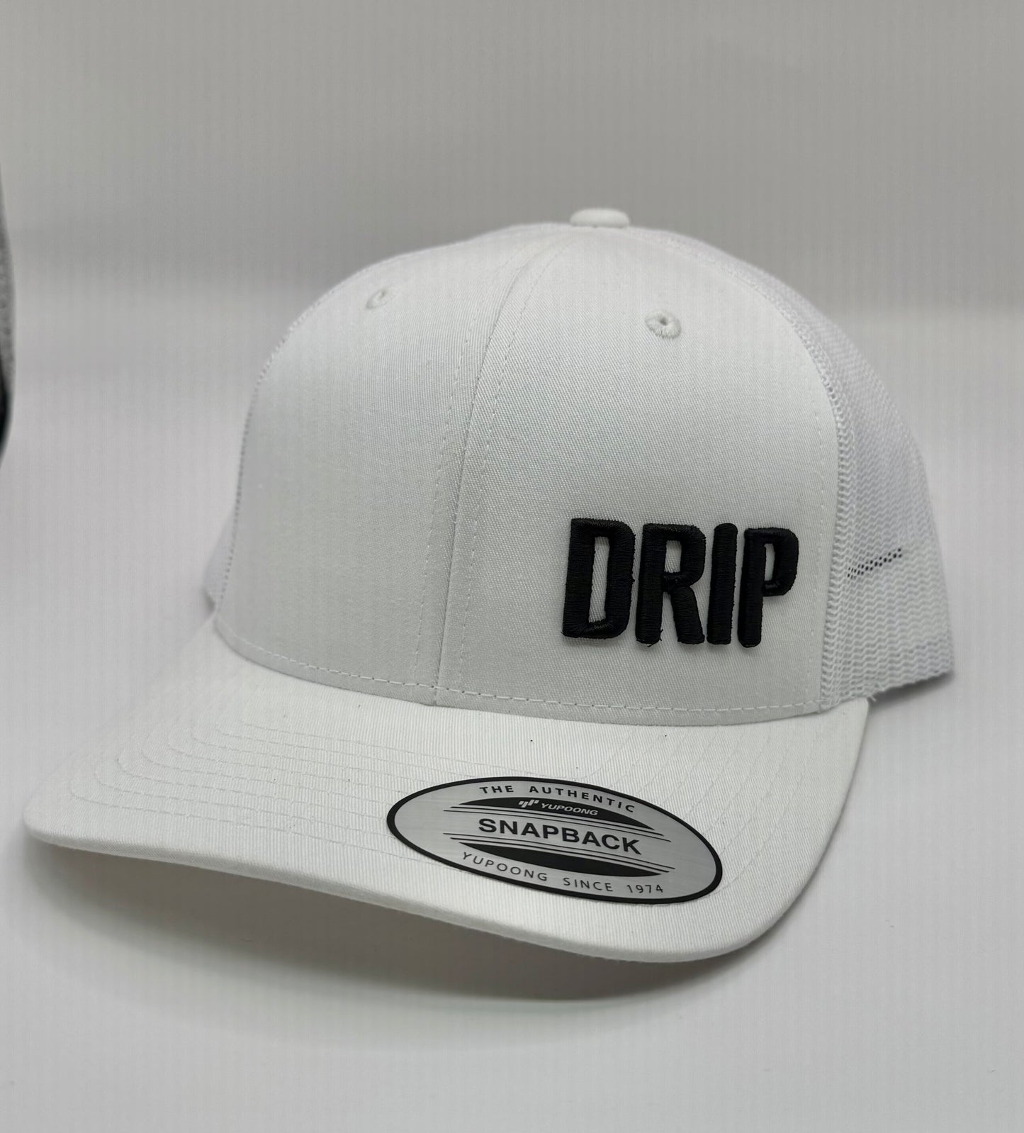 Drip Golf Trucker Hat--White