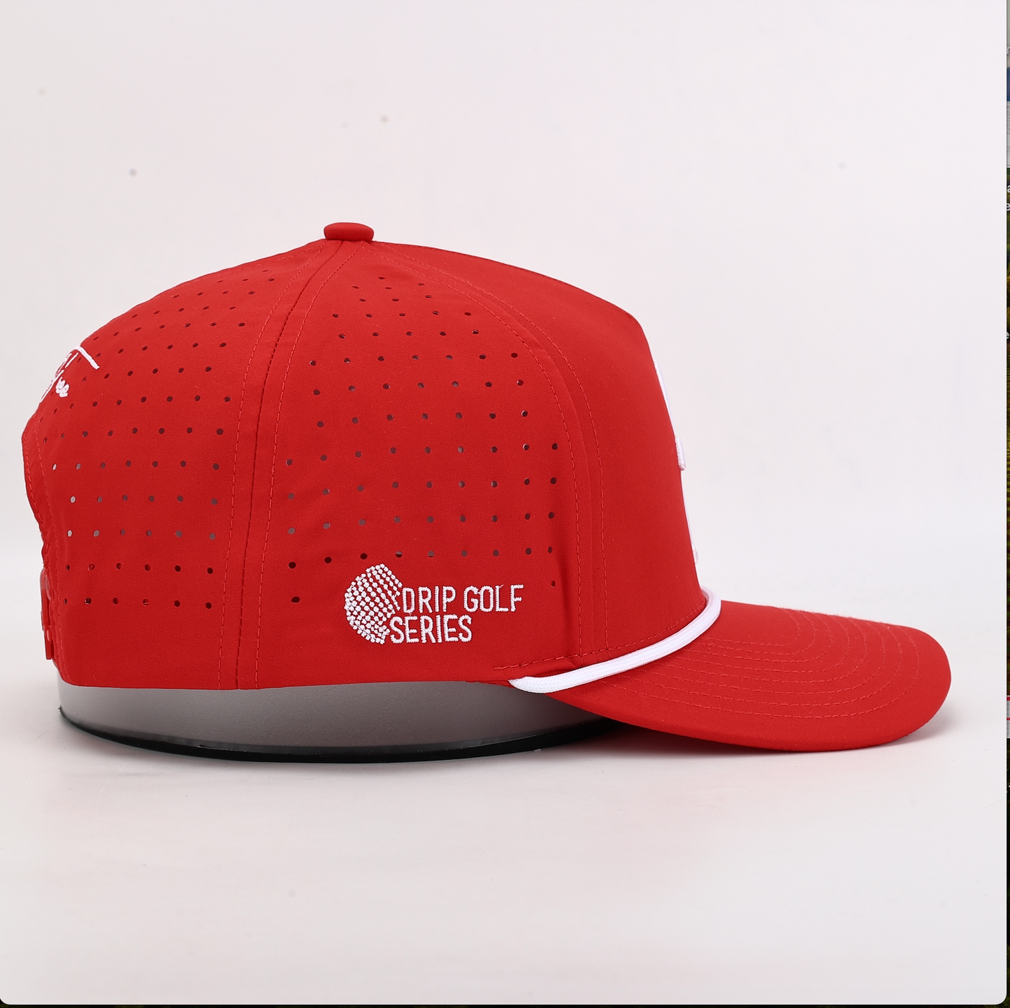 Drip Golf and Fig Tree Collaboration Hat...Wolkpack Red
